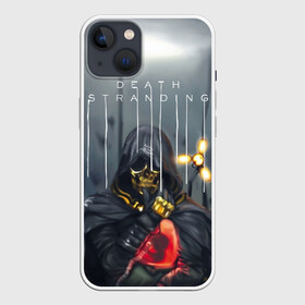 Чехол для iPhone 13 с принтом Death Stranding (НА СПИНЕ) в Кировске,  |  | cliff | deadman | death stranding | fragile | hideo kojima | mads mikkelsen | norman reedus | sam | дельторо | дэдмен | коджима | кодзима | мадс миккельсен | норман ридус | сэм | хидео