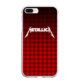 Чехол для iPhone 7Plus/8 Plus матовый с принтом METALLICA в Кировске, Силикон | Область печати: задняя сторона чехла, без боковых панелей | matters metallica | music | nothing else | rock | trash metal | группа | музыка | музыканты | рок | трэш металл