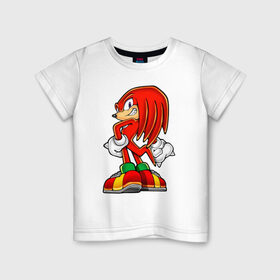 Детская футболка хлопок с принтом Sonic (13) в Кировске, 100% хлопок | круглый вырез горловины, полуприлегающий силуэт, длина до линии бедер | sega | shadow | sonic | sonic x | x | ежик | игра | наклз | сега | скорость | соник | тейлз | тэйлз | шедоу