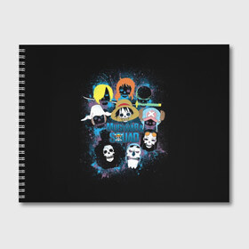 Альбом для рисования с принтом One Piece в Кировске, 100% бумага
 | матовая бумага, плотность 200 мг. | anime | joy boy | kaido | luffy | manga | one piece | supernova | theory | zoro | большой куш | ван | луффи | манга | манки д | мульт | пираты | пис | рыжий | сёнэн | сериал | шанкс