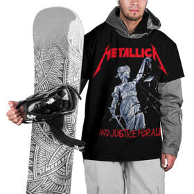 Накидка на куртку 3D с принтом METALLICA | МЕТАЛЛИКА | МЕТАЛИКА  в Кировске, 100% полиэстер |  | album | black | concert | heavy | kirk | metal | metallica | music | rock | tolls | джеймс хэтфилд | кирк хэмметт | клифф бёртон | ларс ульрих | метал | металлика | трэш