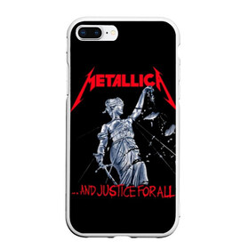 Чехол для iPhone 7Plus/8 Plus матовый с принтом Metallica в Кировске, Силикон | Область печати: задняя сторона чехла, без боковых панелей | album | black | concert | heavy | kirk | metal | metallica | music | rock | tolls | джеймс хэтфилд | кирк хэмметт | клифф бёртон | ларс ульрих | метал | металлика | трэш