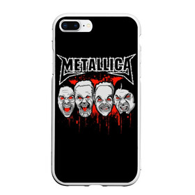 Чехол для iPhone 7Plus/8 Plus матовый с принтом Metallica в Кировске, Силикон | Область печати: задняя сторона чехла, без боковых панелей | album | black | concert | heavy | kirk | metal | metallica | music | rock | tolls | джеймс хэтфилд | кирк хэмметт | клифф бёртон | ларс ульрих | метал | металлика | трэш