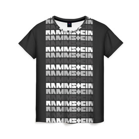 Женская футболка 3D с принтом Rammstein в Кировске, 100% полиэфир ( синтетическое хлопкоподобное полотно) | прямой крой, круглый вырез горловины, длина до линии бедер | du hast | heavy | herzeleid | metal | mutter | rammstein | reise | rosenrot | sehnsucht | till lindemann | группа | метал | рамштайн | рок | тилль линдеманн | хард