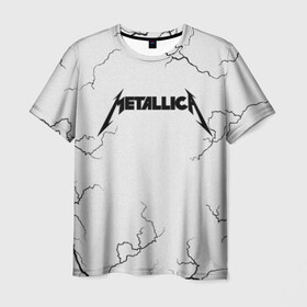 Мужская футболка 3D с принтом METALLICA в Кировске, 100% полиэфир | прямой крой, круглый вырез горловины, длина до линии бедер | matters metallica | music | nothing else | rock | trash metal | группа | музыка | музыканты | рок | трэш металл