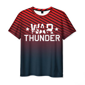 Мужская футболка 3D с принтом War thunder в Кировске, 100% полиэфир | прямой крой, круглый вырез горловины, длина до линии бедер | war thunder | war thunder 2019 | war thunder лучшие | war thunder самолеты | war thunder танки | вар тандер | гром войны | игра war thunder | купить футболку war thunder | футболки war thunder