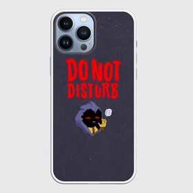 Чехол для iPhone 13 Pro Max с принтом Do not disturb в Кировске,  |  | Тематика изображения на принте: disturbed | альтернативный | встревоженные | группа | джон мойер | дистербд | дистербед | дэвид дрейман | дэн дониган | майк венгрен | метал | нюметал | рок | хеви | хевиметал