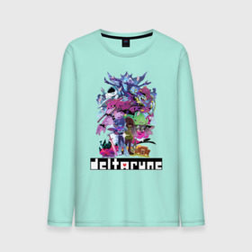 Мужской лонгслив хлопок с принтом Deltarune в Кировске, 100% хлопок |  | deltarune | game | pattern | undyne | арт | арты | герои игры | дельта руны | дельтарун | детям | запечатка | игра | игровая | крис | патерн | персонажи | стиль | яркая