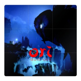 Магнитный плакат 3Х3 с принтом ORI BLIND FOREST в Кировске, Полимерный материал с магнитным слоем | 9 деталей размером 9*9 см | game | microsoft | moon studios | ori | ori and the will of the wisps | игры