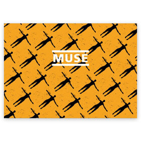 Поздравительная открытка с принтом Muse в Кировске, 100% бумага | плотность бумаги 280 г/м2, матовая, на обратной стороне линовка и место для марки
 | alternative | british | men | muse | music | progressive | rock | rock band | space rock | symphonic | three | trio | uk | альтернативный | британская | великобритания | до | крис уолстенхолм | мужчины | муза | музыка | мэттью беллами