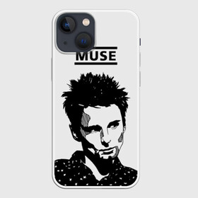 Чехол для iPhone 13 mini с принтом Muse в Кировске,  |  | alternative | british | men | muse | music | progressive | rock | rock band | space rock | symphonic | three | trio | uk | альтернативный | британская | великобритания | до | крис уолстенхолм | мужчины | муза | музыка | мэттью беллами