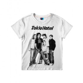 Детская футболка 3D с принтом Tokio Hotel в Кировске, 100% гипоаллергенный полиэфир | прямой крой, круглый вырез горловины, длина до линии бедер, чуть спущенное плечо, ткань немного тянется | Тематика изображения на принте: alternative rock | band | bill kaulitz | boys | german | hotel | music | pop rock | powerpop | synthpop | tokyo | tom ka | альтернативный рок | билл каулитц | георг листинг | группа | густав шефер | мальчики | музыка | немецкая | отель | пауэр поп
