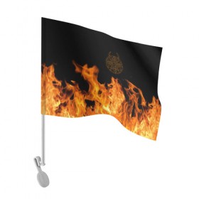Флаг для автомобиля с принтом Disturbed в Кировске, 100% полиэстер | Размер: 30*21 см | disturbed | rock | гитара | музыка | рок