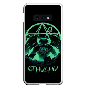 Чехол для Samsung S10E с принтом Rise of Cthulhu в Кировске, Силикон | Область печати: задняя сторона чехла, без боковых панелей | call of cthulhu | cthulhu | lovecraft | valaybalalay | валайбалалай | зов | ктулху | лавкрафт | мистика | монстры | ужасы | фэнтези | хоррор