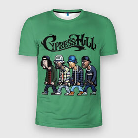 Мужская футболка 3D спортивная с принтом Cypress Hill в Кировске, 100% полиэстер с улучшенными характеристиками | приталенный силуэт, круглая горловина, широкие плечи, сужается к линии бедра | b real | cypress hill | dj muggs | eric bobo | sen dog | альтернативный рэп | американская | гангста рэп | кипарисовый | лос анджелес | музыка | ню метал | рэп метал | рэп рок | рэпкор | сен дог | сша | хип хоп