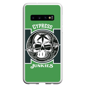 Чехол для Samsung Galaxy S10 с принтом Cypress Hill в Кировске, Силикон | Область печати: задняя сторона чехла, без боковых панелей | Тематика изображения на принте: b real | cypress hill | dj muggs | eric bobo | sen dog | альтернативный рэп | американская | гангста рэп | кипарисовый | лос анджелес | музыка | ню метал | рэп метал | рэп рок | рэпкор | сен дог | сша | хип хоп