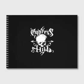 Альбом для рисования с принтом Cypress Hill в Кировске, 100% бумага
 | матовая бумага, плотность 200 мг. | Тематика изображения на принте: b real | cypress hill | dj muggs | eric bobo | sen dog | альтернативный рэп | американская | гангста рэп | кипарисовый | лос анджелес | музыка | ню метал | рэп метал | рэп рок | рэпкор | сен дог | сша | хип хоп