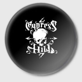 Значок с принтом Cypress Hill в Кировске,  металл | круглая форма, металлическая застежка в виде булавки | b real | cypress hill | dj muggs | eric bobo | sen dog | альтернативный рэп | американская | гангста рэп | кипарисовый | лос анджелес | музыка | ню метал | рэп метал | рэп рок | рэпкор | сен дог | сша | хип хоп
