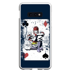 Чехол для Samsung S10E с принтом The Joker Card в Кировске, Силикон | Область печати: задняя сторона чехла, без боковых панелей | Тематика изображения на принте: card | cards | david blaine | easy | joker | magic | playing | revealed | tricks | tutorial | джокер | дэвид блейн | играть | карты | легко | магия | показал | трюки | учебник