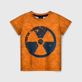 Детская футболка 3D с принтом Радиация в Кировске, 100% гипоаллергенный полиэфир | прямой крой, круглый вырез горловины, длина до линии бедер, чуть спущенное плечо, ткань немного тянется | radiation | кислота | прикол | прикольная картинка | радиация