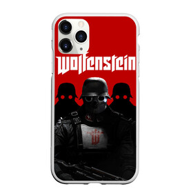 Чехол для iPhone 11 Pro Max матовый с принтом Wolfenstein в Кировске, Силикон |  | Тематика изображения на принте: cyberpilot | new colossus | new order | old blood | wolfenstein | youngblood | игры