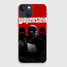 Чехол для iPhone 13 mini с принтом Wolfenstein в Кировске,  |  | cyberpilot | new colossus | new order | old blood | wolfenstein | youngblood | игры