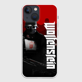 Чехол для iPhone 13 mini с принтом Wolfenstein в Кировске,  |  | cyberpilot | new colossus | new order | old blood | wolfenstein | youngblood | игры