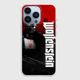 Чехол для iPhone 13 Pro с принтом Wolfenstein в Кировске,  |  | cyberpilot | new colossus | new order | old blood | wolfenstein | youngblood | игры