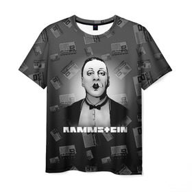 Мужская футболка 3D с принтом Rammstein в Кировске, 100% полиэфир | прямой крой, круглый вырез горловины, длина до линии бедер | 2019 | du hast | lindemann | radio | rammstein | rammsteinfan | till | группы | линдеманн | метал | музыка | радио | рамштаин | рамштайн | рамштейн | рок | тилль | тиль