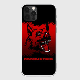 Чехол для iPhone 12 Pro с принтом Rammstein dog в Кировске, силикон | область печати: задняя сторона чехла, без боковых панелей | 2019 | dog | du hast | german | lindemann | rammstein | rammsteinfan | ramstein | till | группы | линдеманн | метал | музыка | овчарка | рамштаин | рамштайн | рамштейн | рок | собака | тилль | тиль