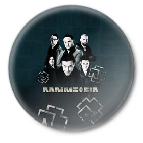 Значок с принтом Rammstein в Кировске,  металл | круглая форма, металлическая застежка в виде булавки | du hast | lindemann | rammstein | rammsteinfan | ramstein | till | группы | линдеманн | метал | музыка | рамштаин | рамштайн | рамштейн | рок | тилль | тиль