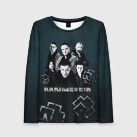 Женский лонгслив 3D с принтом Rammstein в Кировске, 100% полиэстер | длинные рукава, круглый вырез горловины, полуприлегающий силуэт | Тематика изображения на принте: du hast | lindemann | rammstein | rammsteinfan | ramstein | till | группы | линдеманн | метал | музыка | рамштаин | рамштайн | рамштейн | рок | тилль | тиль