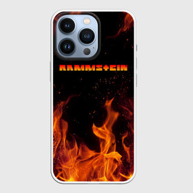Чехол для iPhone 13 Pro с принтом RAMMSTEIN (НА СПИНЕ) в Кировске,  |  | Тематика изображения на принте: fire | flame | music | rammstein | rock | группа | музыка | музыканты | огонь | пламя | рамштайн | рок