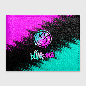 Обложка для студенческого билета с принтом Blink 182 (1) в Кировске, натуральная кожа | Размер: 11*8 см; Печать на всей внешней стороне | art | blink | music | pop | rock | арт | блинк | музыка | поп музыка | рок