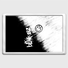 Магнит 45*70 с принтом Blink-182 (2) в Кировске, Пластик | Размер: 78*52 мм; Размер печати: 70*45 | Тематика изображения на принте: art | blink | music | pop | rock | арт | блинк | музыка | поп музыка | рок