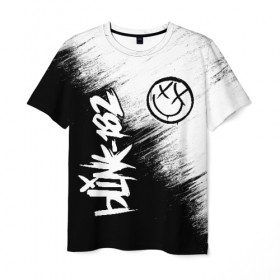 Мужская футболка 3D с принтом Blink-182 (2) в Кировске, 100% полиэфир | прямой крой, круглый вырез горловины, длина до линии бедер | art | blink | music | pop | rock | арт | блинк | музыка | поп музыка | рок