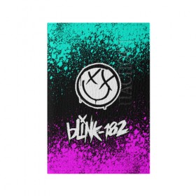 Обложка для паспорта матовая кожа с принтом Blink-182 (3) в Кировске, натуральная матовая кожа | размер 19,3 х 13,7 см; прозрачные пластиковые крепления | art | blink | music | pop | rock | арт | блинк | музыка | поп музыка | рок
