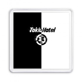 Магнит 55*55 с принтом Tokio Hotel (4) в Кировске, Пластик | Размер: 65*65 мм; Размер печати: 55*55 мм | Тематика изображения на принте: 