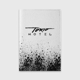 Обложка для паспорта матовая кожа с принтом Tokio Hotel (5) в Кировске, натуральная матовая кожа | размер 19,3 х 13,7 см; прозрачные пластиковые крепления | 