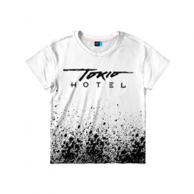 Детская футболка 3D с принтом Tokio Hotel (5) в Кировске, 100% гипоаллергенный полиэфир | прямой крой, круглый вырез горловины, длина до линии бедер, чуть спущенное плечо, ткань немного тянется | Тематика изображения на принте: 