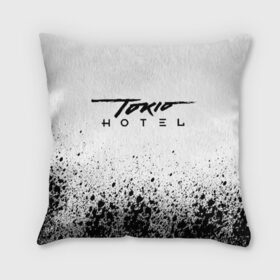 Подушка 3D с принтом Tokio Hotel (5) в Кировске, наволочка – 100% полиэстер, наполнитель – холлофайбер (легкий наполнитель, не вызывает аллергию). | состоит из подушки и наволочки. Наволочка на молнии, легко снимается для стирки | 