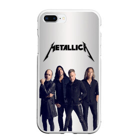 Чехол для iPhone 7Plus/8 Plus матовый с принтом Metallica в Кировске, Силикон | Область печати: задняя сторона чехла, без боковых панелей | hard rock | heavy metal | metal | metallica | rock | trash metal | группа | металика | металлика | рок | трэш | хардрок