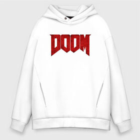 Мужское худи Oversize хлопок с принтом DOOM в Кировске, френч-терри — 70% хлопок, 30% полиэстер. Мягкий теплый начес внутри —100% хлопок | боковые карманы, эластичные манжеты и нижняя кромка, капюшон на магнитной кнопке | bethesda | dead | death | doom | doom eternal | game | games | metal | monster | ps4 | space | steam | xbox | дум | игра | космос | метал | меч | экшн