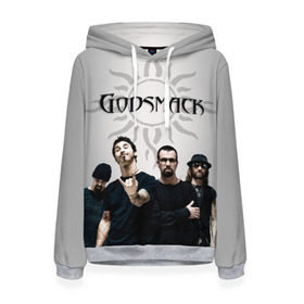 Женская толстовка 3D с принтом Godsmack в Кировске, 100% полиэстер  | двухслойный капюшон со шнурком для регулировки, мягкие манжеты на рукавах и по низу толстовки, спереди карман-кенгуру с мягким внутренним слоем. | alternative | american rock | crimson | grunge | hardrock | heavy | heavy metal | i stand alone | nu metal | post grunge | rock | sully erna | альтернатива | грандж | рок | хард рок | хэви