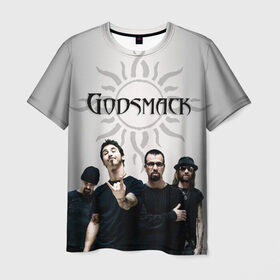 Мужская футболка 3D с принтом Godsmack в Кировске, 100% полиэфир | прямой крой, круглый вырез горловины, длина до линии бедер | alternative | american rock | crimson | grunge | hardrock | heavy | heavy metal | i stand alone | nu metal | post grunge | rock | sully erna | альтернатива | грандж | рок | хард рок | хэви