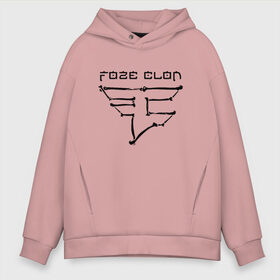 Мужское худи Oversize хлопок с принтом cs:go - Faze Clan (Skull) в Кировске, френч-терри — 70% хлопок, 30% полиэстер. Мягкий теплый начес внутри —100% хлопок | боковые карманы, эластичные манжеты и нижняя кромка, капюшон на магнитной кнопке | 0x000000123 | csgo | faze clan | skull | ксго | фейз | череп