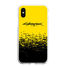 Чехол для iPhone XS Max матовый с принтом CYBERPUNK 2077 в Кировске, Силикон | Область печати: задняя сторона чехла, без боковых панелей | 2019 | cd project red | cyberpunk 2077 | hacker | keanu reeves | maelstrom | militech | night city | quadra | samurai | sci fi | trauma team | v | ви | киану ривз | киберпанк 2077 | логотип | роботы | самураи | фантаст