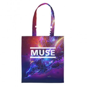 Сумка 3D повседневная с принтом MUSE в Кировске, 100% полиэстер | Плотность: 200 г/м2; Размер: 34×35 см; Высота лямок: 30 см | muse | music | rock | группа | музыка | рок | рок группа