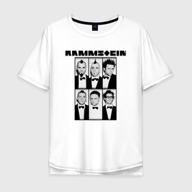 Мужская футболка хлопок Oversize с принтом Rammstein в Кировске, 100% хлопок | свободный крой, круглый ворот, “спинка” длиннее передней части | deutschland | duhastviel.mutter | hevy metal | meinteil | music | rammstein | rammsteinfan | ramshtain | rock | германия | метал | музыка | немцы | рамштаин | рамштайн | рамштейн | рок