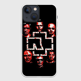 Чехол для iPhone 13 mini с принтом Rammstein в Кировске,  |  | du hast | heavy | herzeleid | metal | mutter | rammstein | reise | rosenrot | sehnsucht | till lindemann | группа | метал | рамштайн | рок | тилль линдеманн | хард